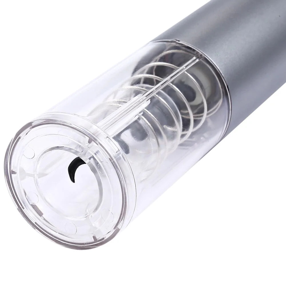 Juego de abridor automático de botellas de vino eléctrico con cortador de papel de aluminio, tapón de vacío y vertedor