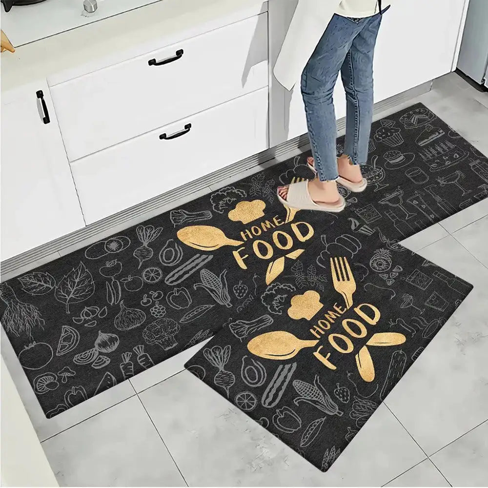 Alfombrilla de cocina moderna antideslizante