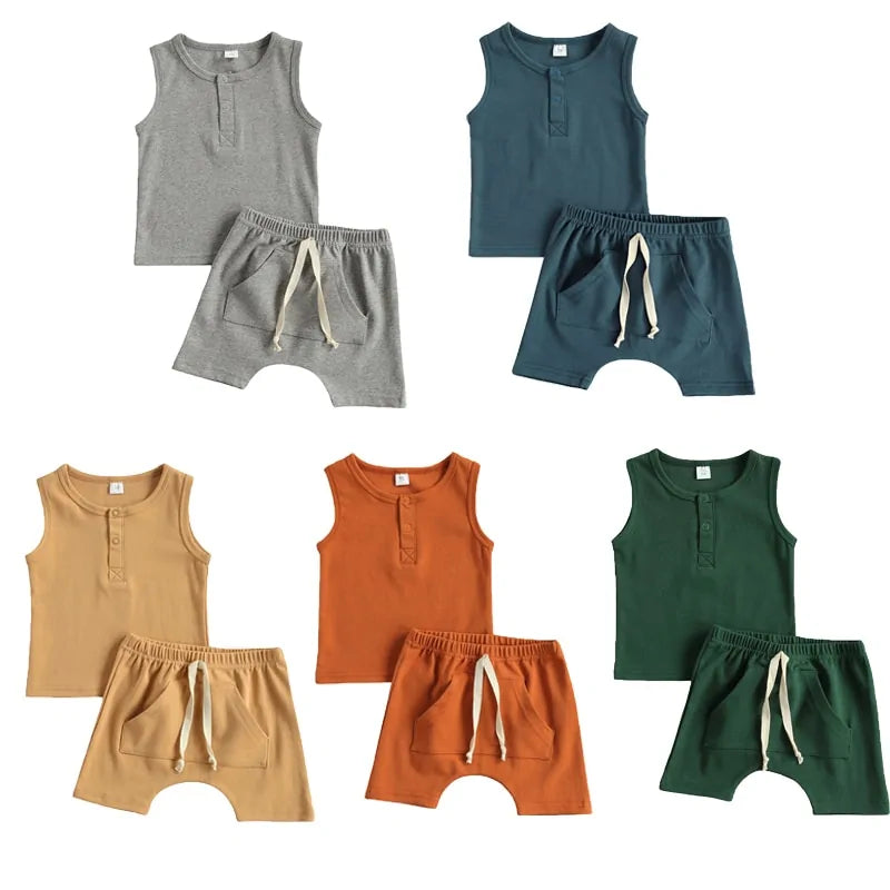 Conjunto de ropa de verano para bebés