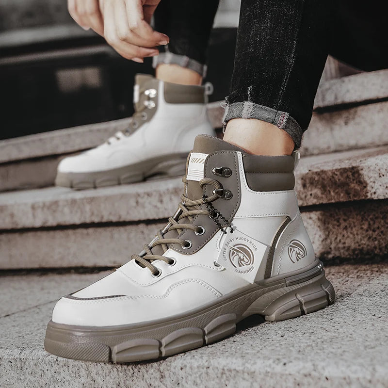 Botas de hombre CYYTL, zapatos de invierno de cuero