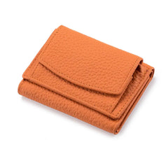 Leather Mini Short Wallet For Women