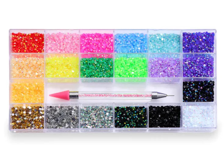 Adornos para uñas de 3 mm