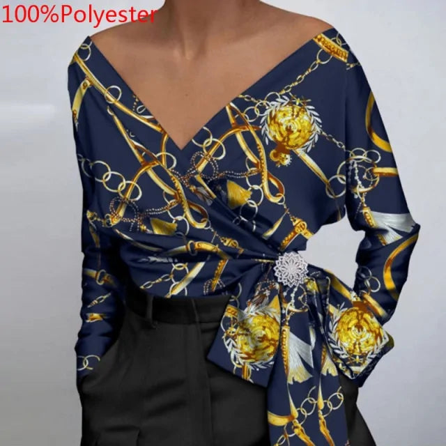 Blusa elegante de moda para mujer