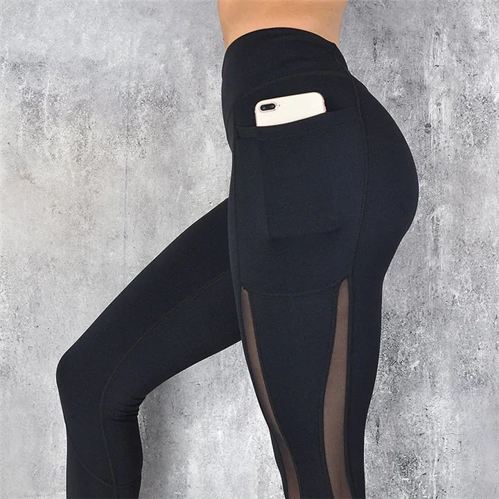Leggings de cintura alta con bolsillos SVOKOR: Leggings de fitness de moda 2019 para mujeres