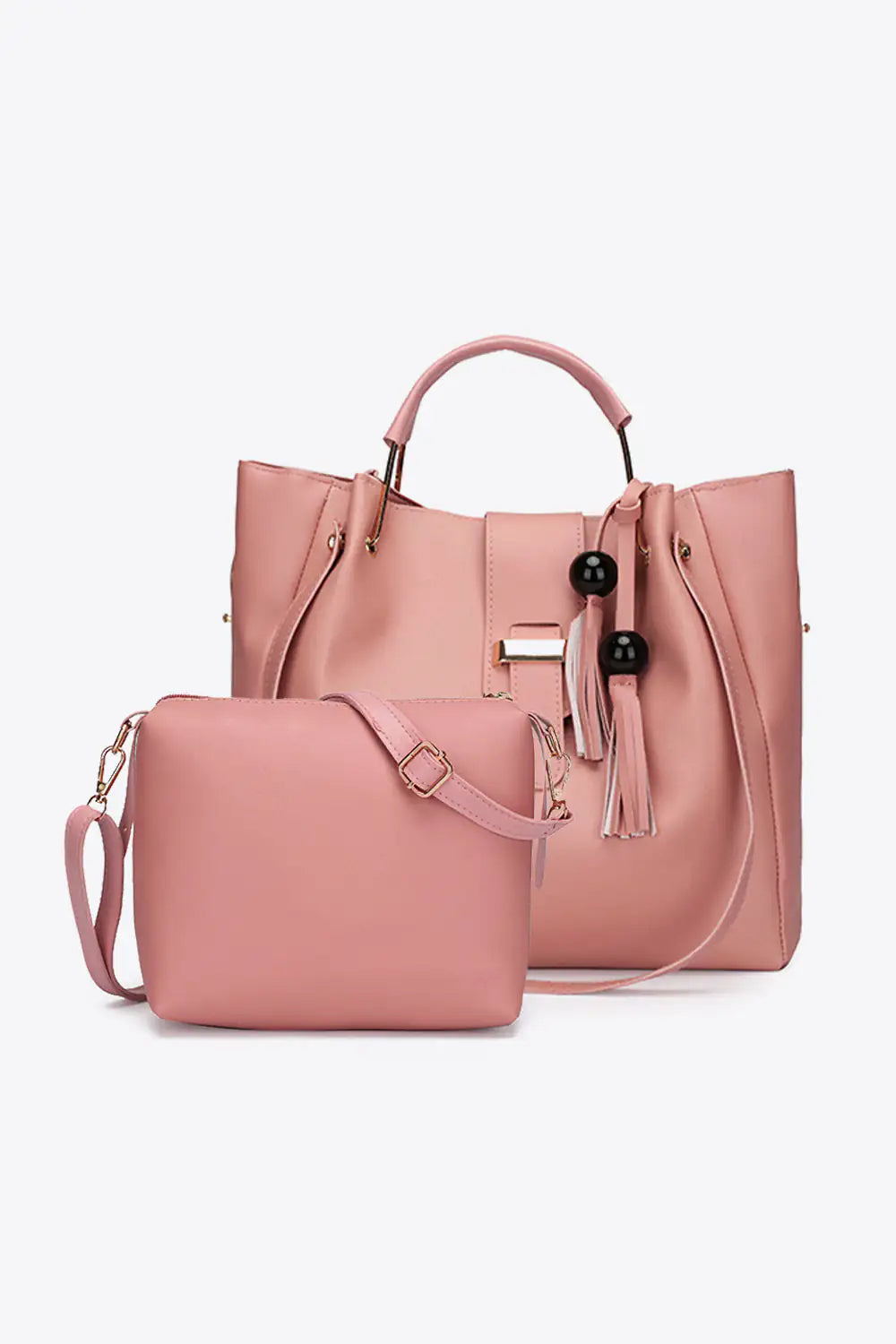 Juego de 2 bolsos de piel sintética