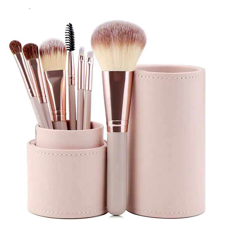 Kit de pinceles OmyBrush con estuche de cuero
