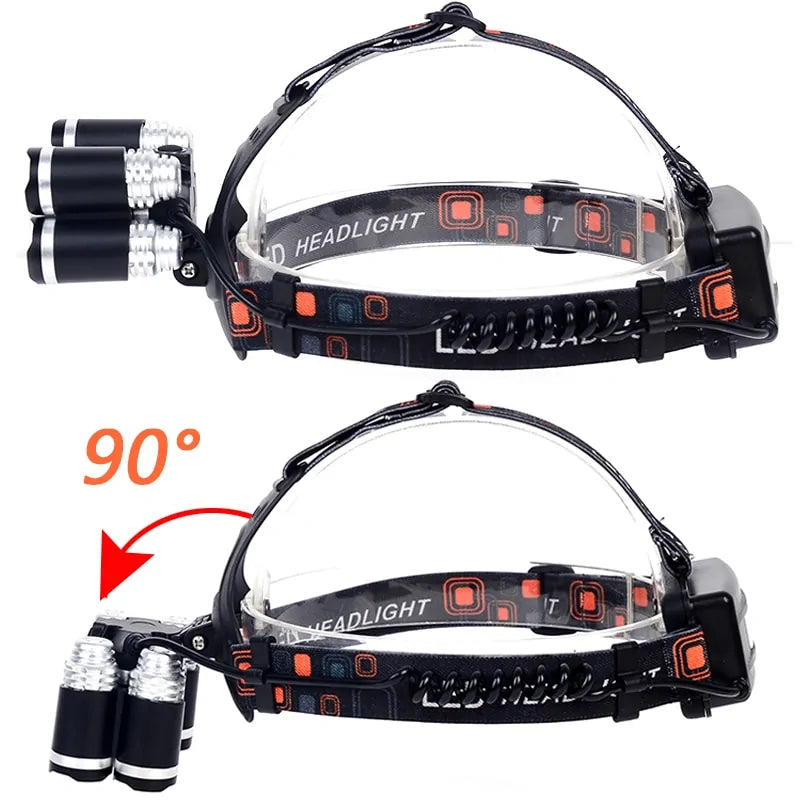 Torch Head Light 18650 Battery