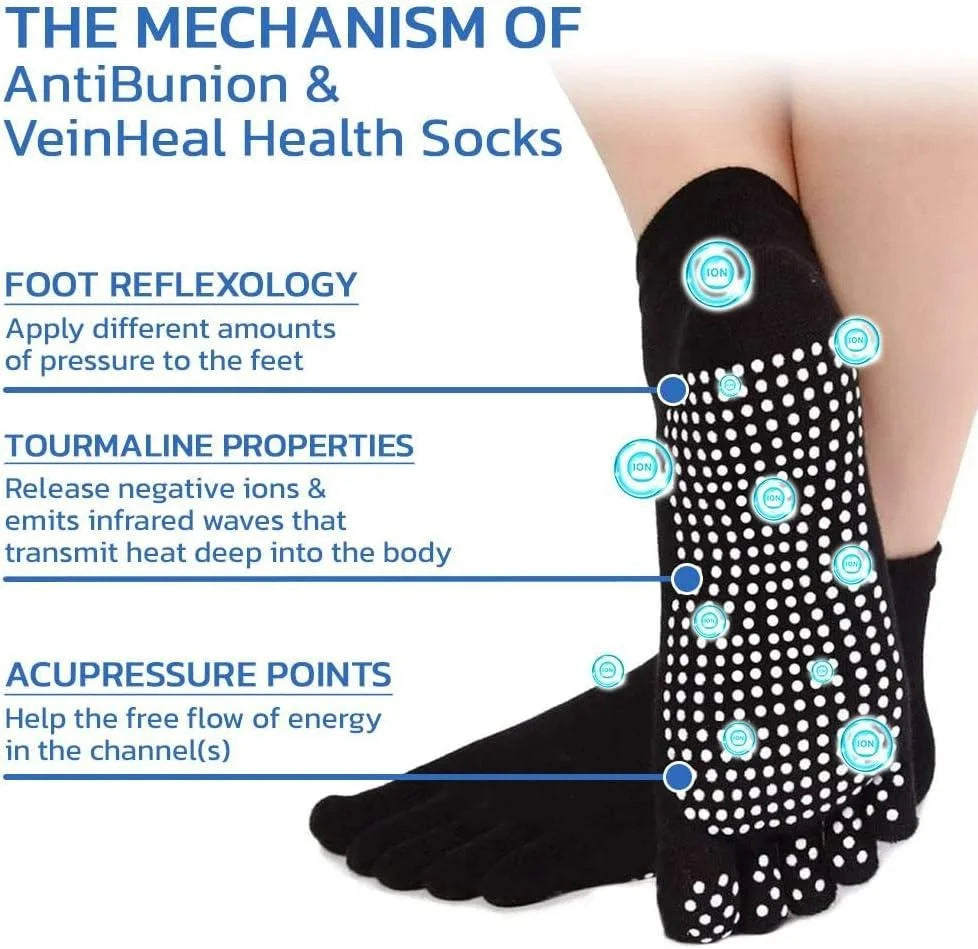 Calcetines antijuanetes y para la salud de las venas para mujeres y hombres
