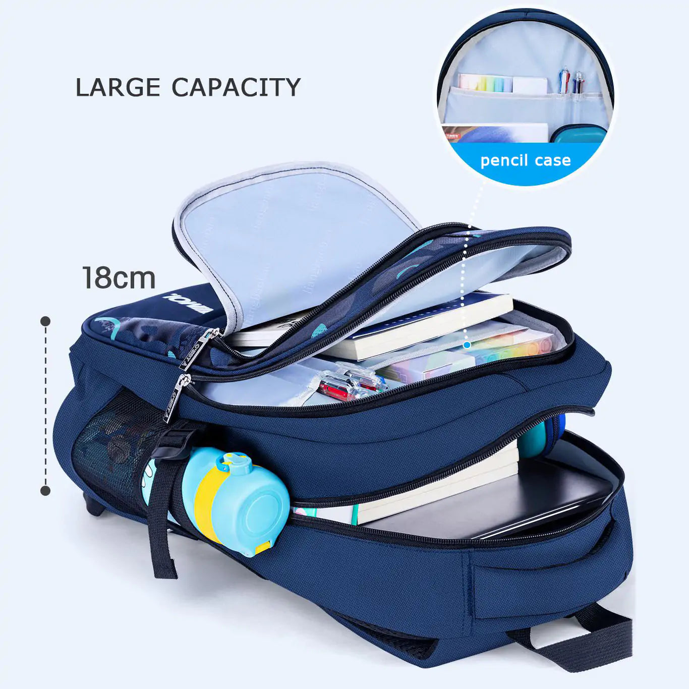 Mochila escolar para adolescentes