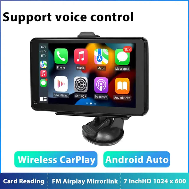 Radio multimedia para coche Podofo Universal de 7"