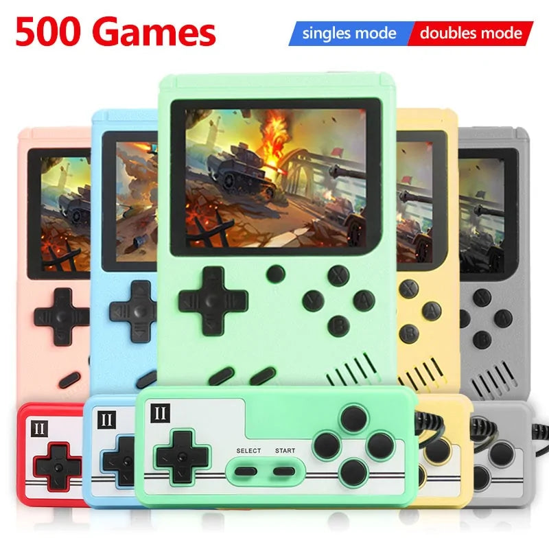 Consola portátil retro ALLOYSEED de 500 juegos: juegos portátiles para niños