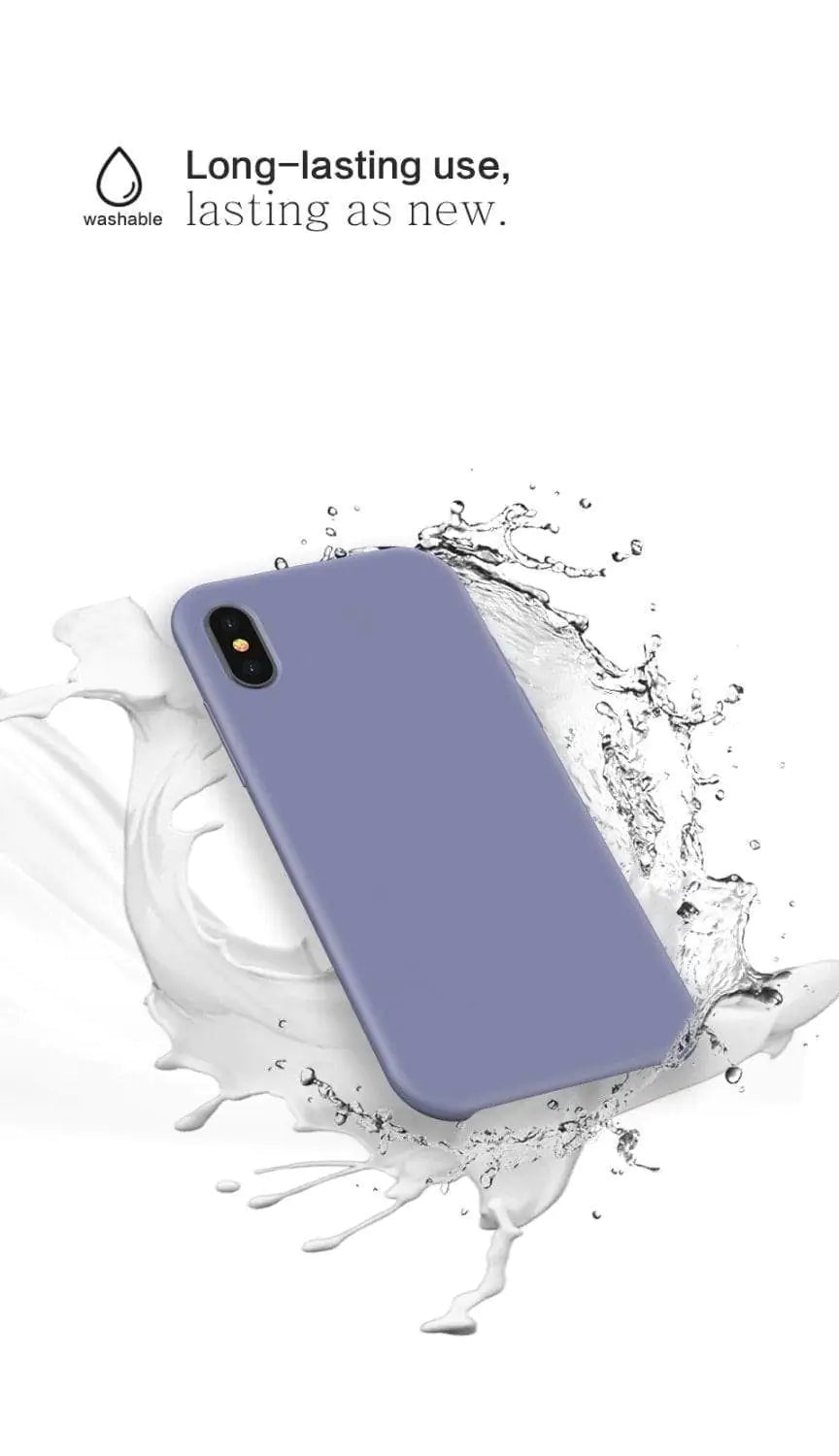 Funda de silicona original negra