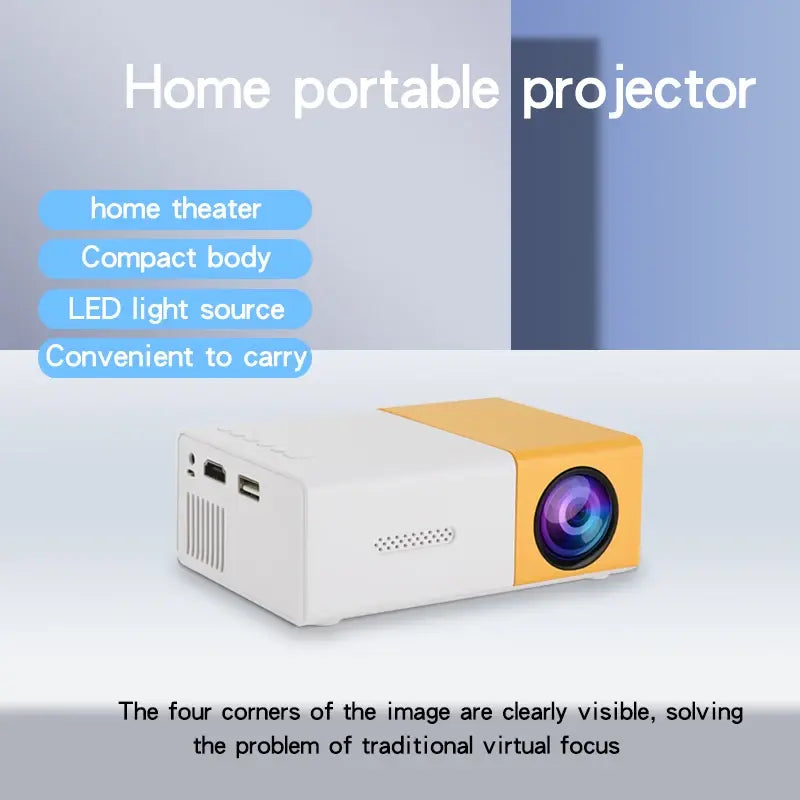 Audio Hogar Reproductor multimedia Proyector inteligente