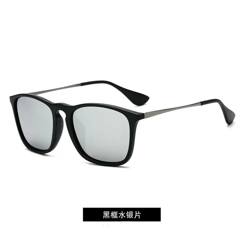 Gafas de sol clásicas con espejo negro