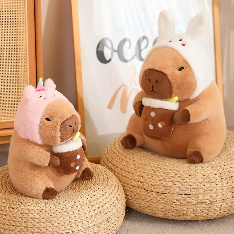 Juguetes de peluche de capibara de dibujos animados