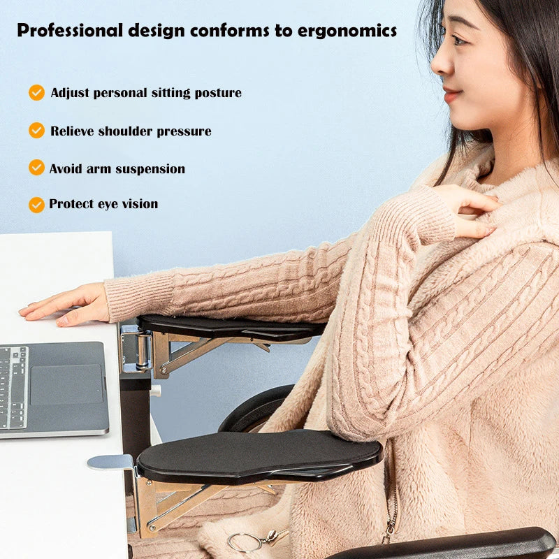 Almohadilla de reposabrazos Soporte para mesa de computadora de escritorio