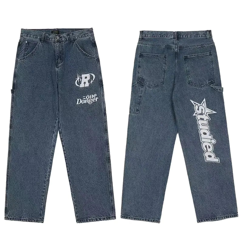 Ropa de calle informal con estampado de letras de moda coreana para mujer Y2K