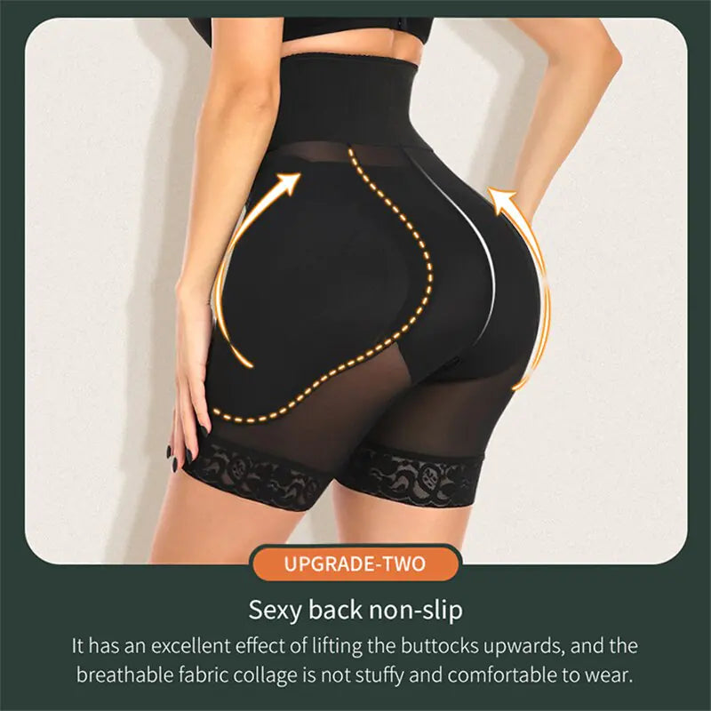 Braguitas acolchadas levantacola para mujer