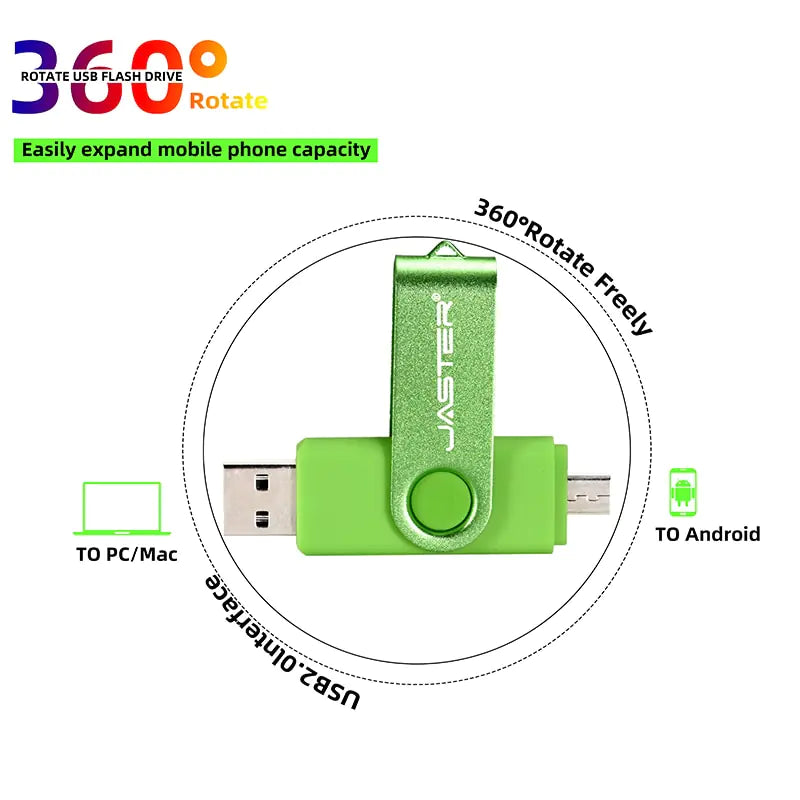 Unidad flash USB de alta velocidad equipada con OTG