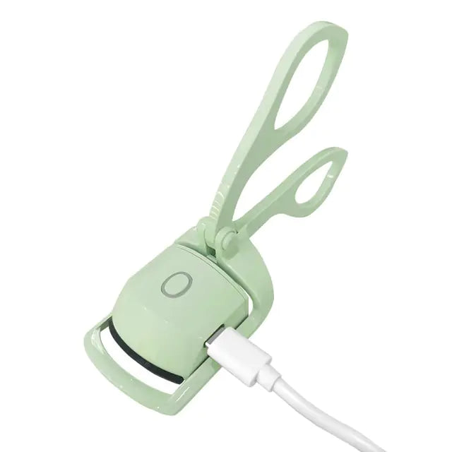 Rizador de pestañas portátil eléctrico calentado