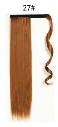 Clip-In Long Straight Ponytail Extension for Women