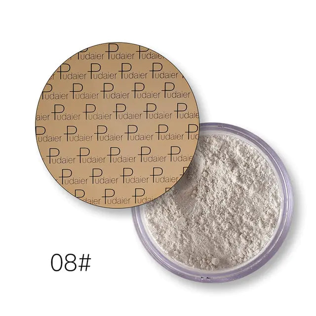 Polvos sueltos fijadores de maquillaje mineral mate