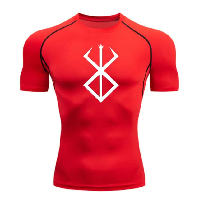 Camiseta de compresión para correr en verano