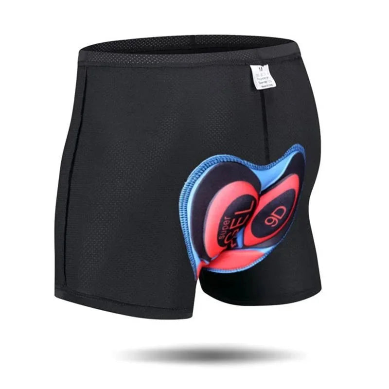Pantalones cortos de ciclismo acolchados Ropa interior para bicicleta Pantalones cortos