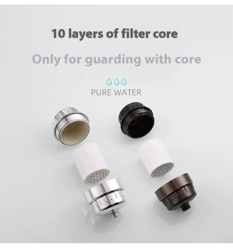 Filtro de ducha para baño