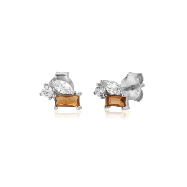 Colección de anillos y pendientes de abejas de invierno