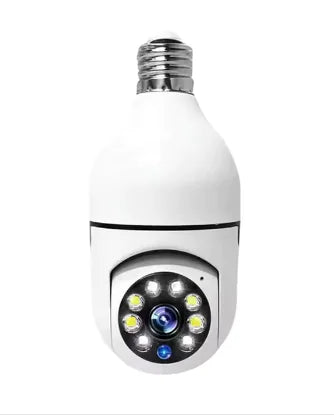 Cámara de vigilancia con bombilla E27, visión nocturna a todo color, seguimiento automático de personas, zoom, monitor de seguridad interior, mini cámara IP Wifi