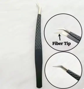Pinzas de precisión para extensiones de pestañas de gran volumen