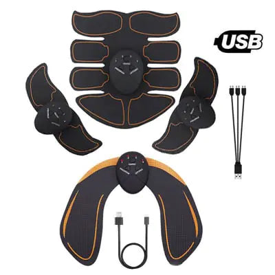 Estimulador muscular eléctrico, masajeador de fitness