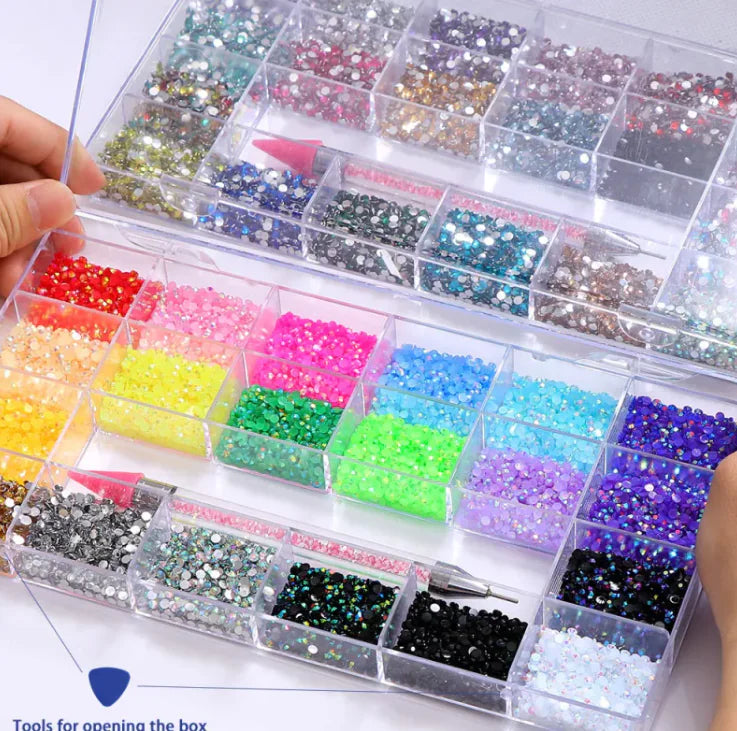 Adornos para uñas de 3 mm