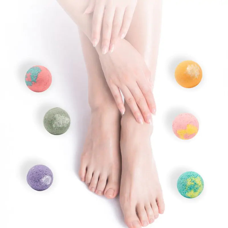 Juego de bombas de baño orgánicas