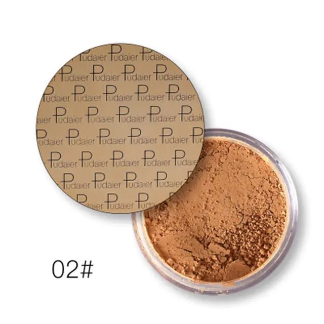 Polvos sueltos fijadores de maquillaje mineral mate