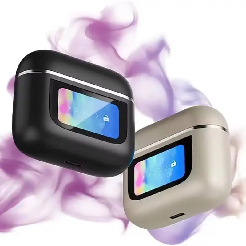 Auriculares inalámbricos con cancelación activa de ruido y pantalla táctil LED
