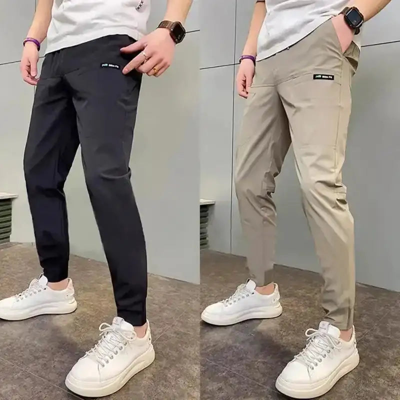 Pantalones cargo elásticos para hombre