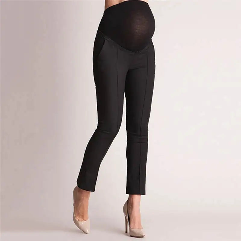 Pantalones de maternidad con vientre elástico