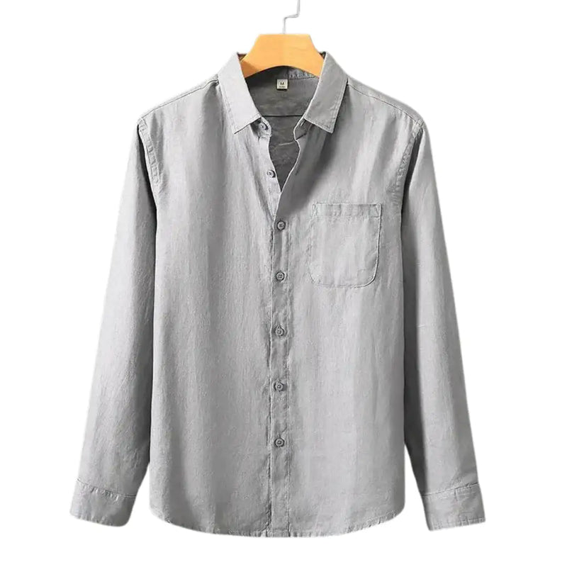 East Rain Men's Long Sleeve Cotton Shirt