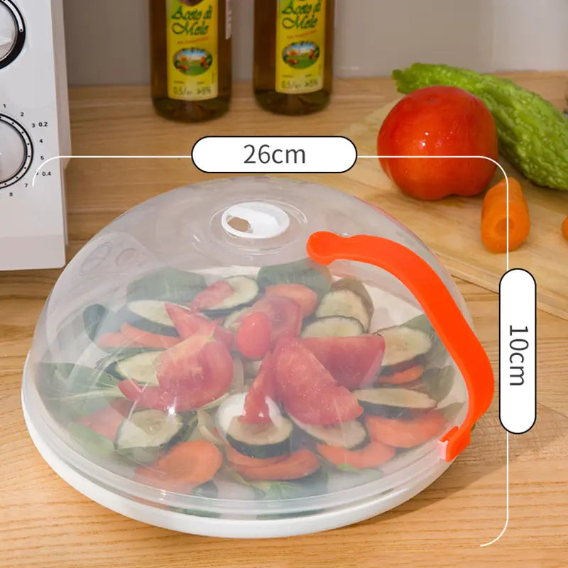 Tapa para alimentos para microondas