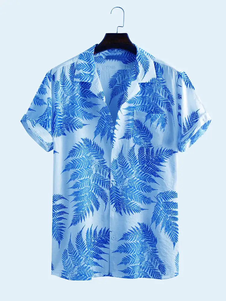 Camisa hawaiana informal para hombre