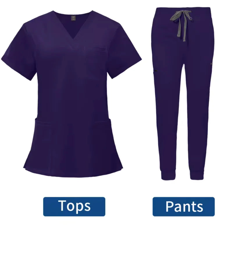 Conjunto de jogging con uniforme médico