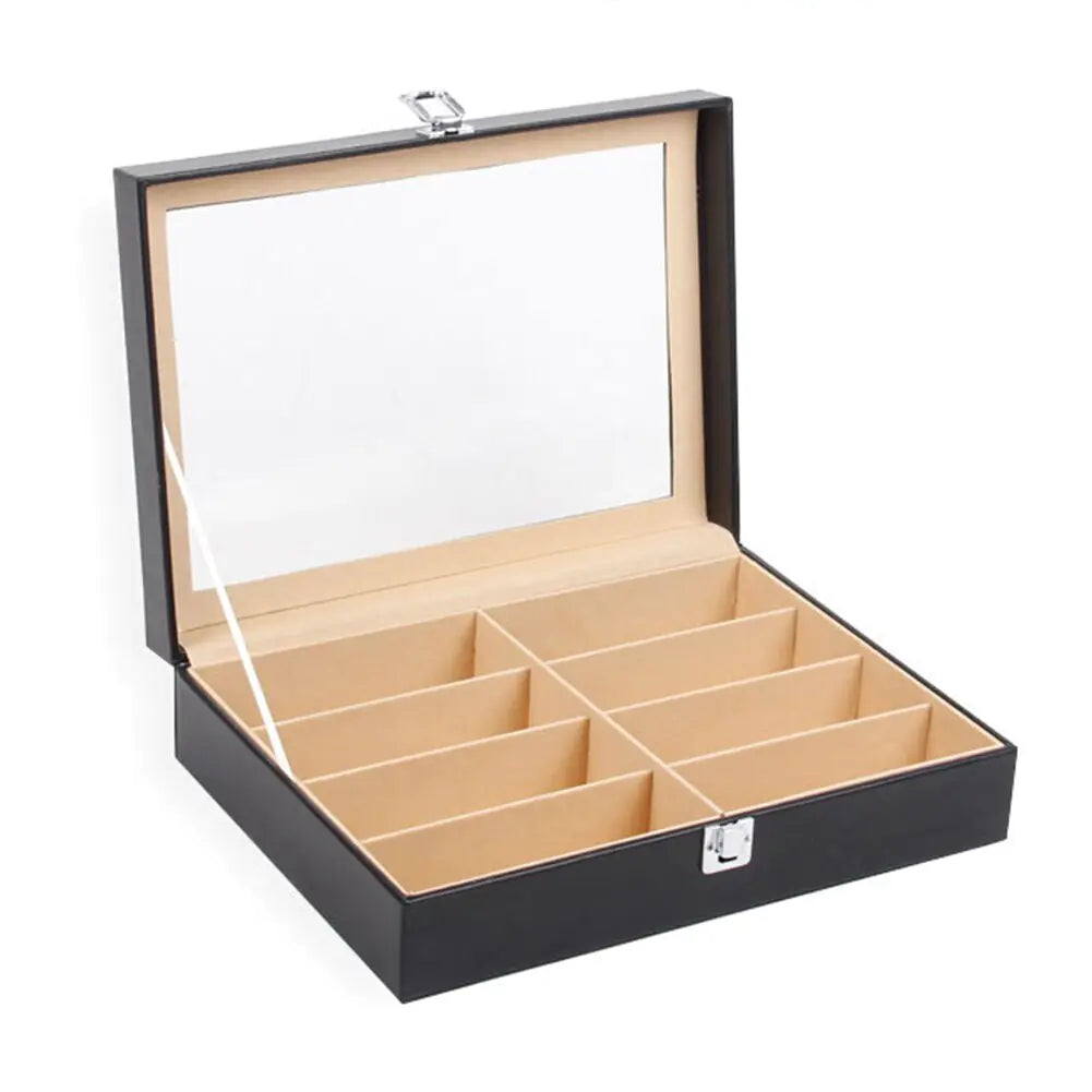 Estuche para gafas con 8 rejillas