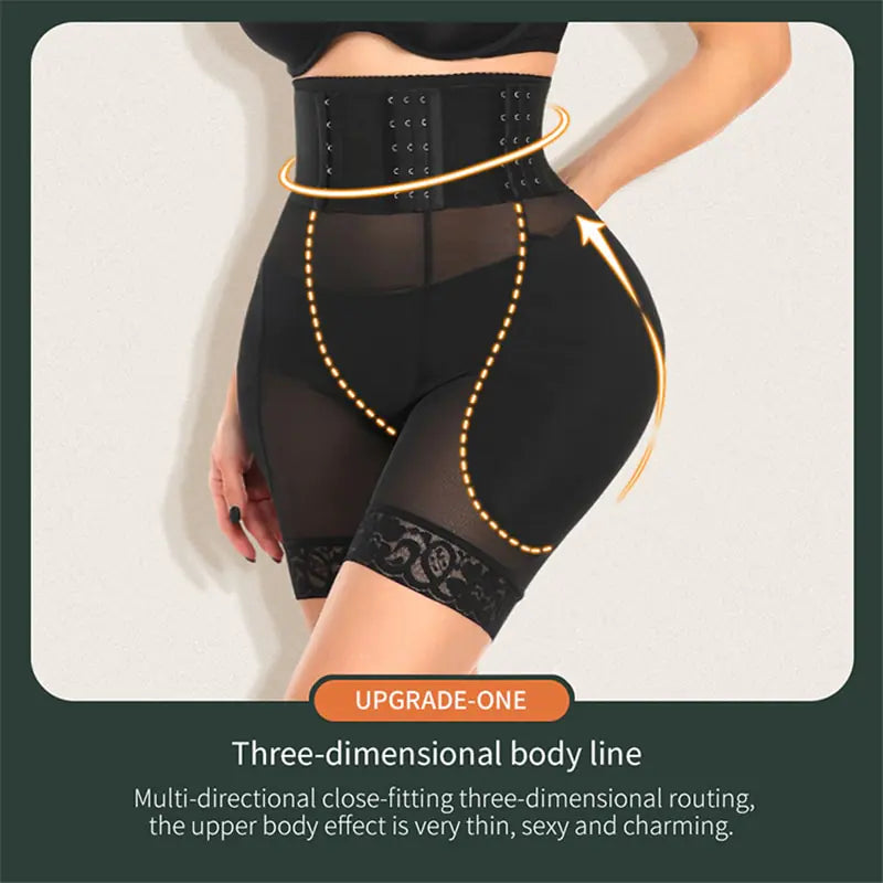 Braguitas acolchadas levantacola para mujer