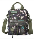 Bolso bandolera de nailon para exteriores y mochila pequeña tipo mensajero para hombre
