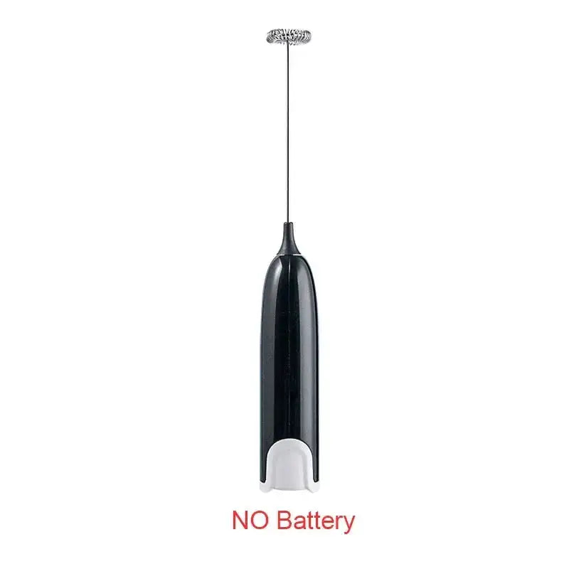 Espumador de leche eléctrico portátil, miniespumador de leche, máquina para hacer espuma de café, capuchino, crema, batidor, batidor de huevos espumoso, accesorio de cocina