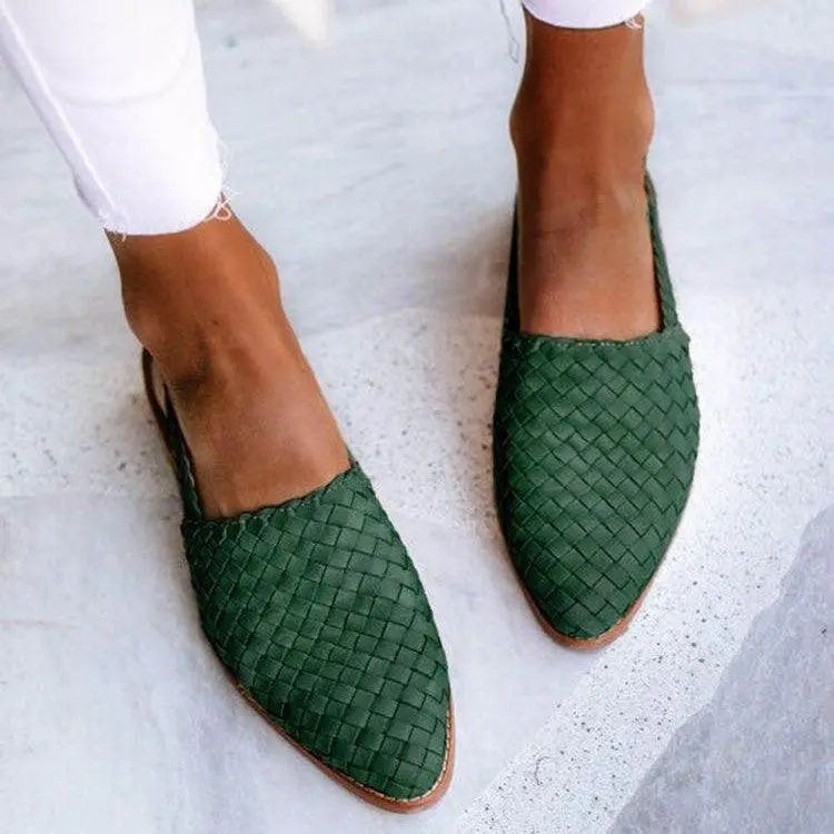 Sandalias de mujer estilo británico retro novedosas