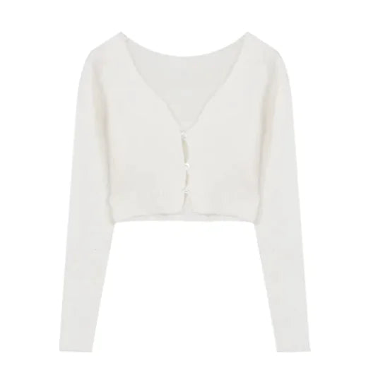 Suéter de mujer abrigo otoño e invierno gris