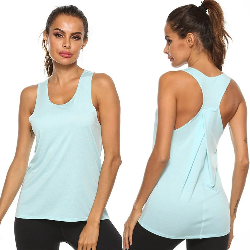 Camisetas de yoga y fitness para correr